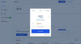 coinbase purchase amount