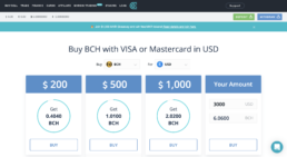 cex purchase bitcoin cash